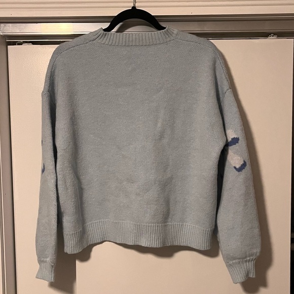 Amazon Light Blue Bow Sweater - Picture 6 of 6